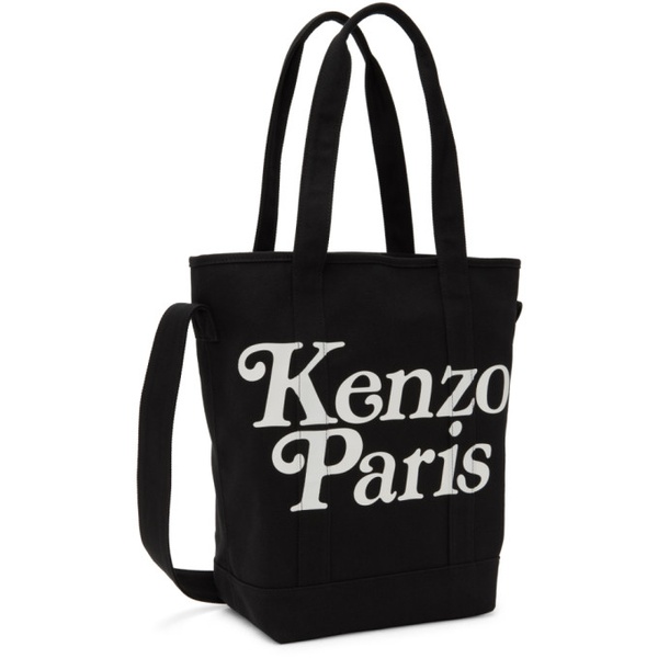 Black Kenzo Paris VERDY 에디트 Edition Utility Canvas Tote 241387M172002