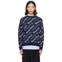 Blue Kenzo Paris VERDY 에디트 Edition Sweater 241387M201002