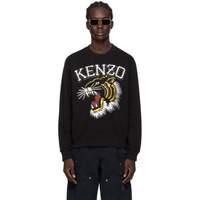 Black Kenzo Paris Tiger Varsity Sweatshirt 241387M204004