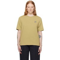 Maison Kitsune Green Bold Fox Head T-Shirt 241389F110038