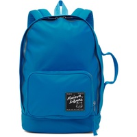 Maison Kitsune Blue The Traveller Backpack 241389M166001