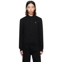 Maison Kitsune Black Bold Fox Head Polo 241389M212019