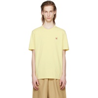 Maison Kitsune Yellow Bold Fox Head T-Shirt 241389M213007