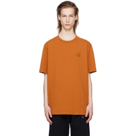 Maison Kitsune Orange Bold Fox Head T-Shirt 241389M213011