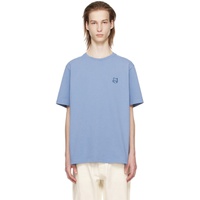 Maison Kitsune Blue Bold Fox Head T-Shirt 241389M213012
