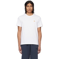Maison Kitsune White Chillax Fox T-Shirt 241389M213021
