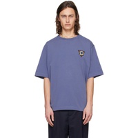 Maison Kitsune Blue Surf Collage T-Shirt 241389M213049