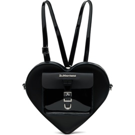 닥터마틴 Dr. Martens Black Heart Shaped Leather Backpack 241399F042002