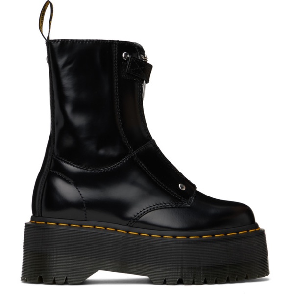 닥터마틴 닥터마틴 Dr. Martens Black Jetta Hi Max Leather Platform Boots 241399F114003