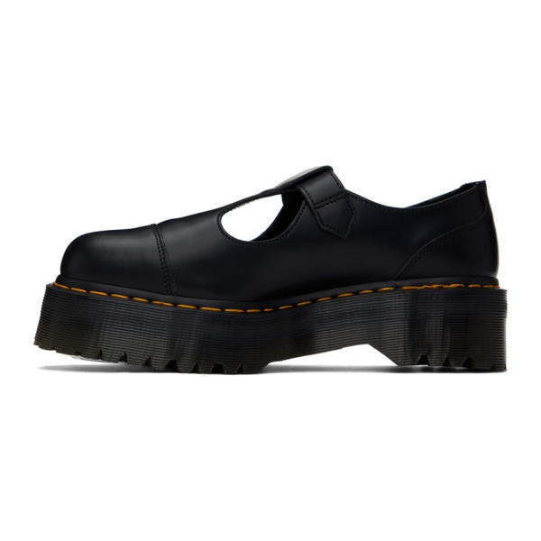 닥터마틴 닥터마틴 Dr. Martens Black Bethan Polished Smooth Leather Loafers 241399F120008