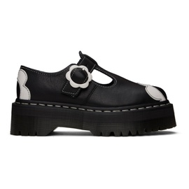 닥터마틴 Dr. Martens Black Bethan Leather Platform Loafers 241399F120017