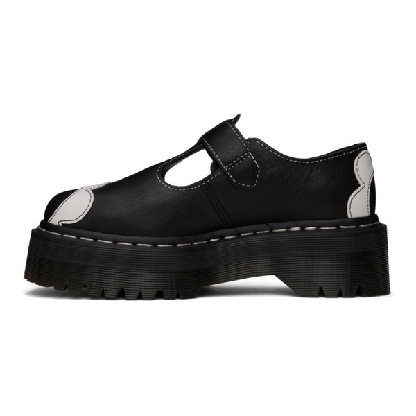 닥터마틴 닥터마틴 Dr. Martens Black Bethan Leather Platform Loafers 241399F120017