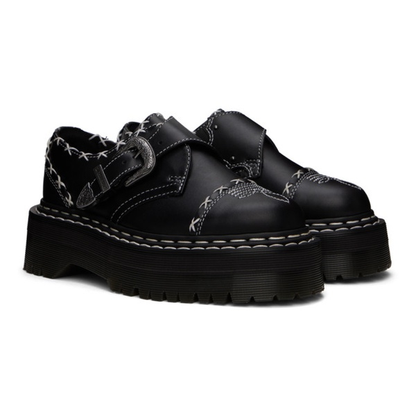 닥터마틴 닥터마틴 Dr. Martens Black Monk Gothic Americana Loafers 241399F121034