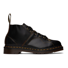 닥터마틴 Dr. Martens Black Church Vintage Boots 241399M255012