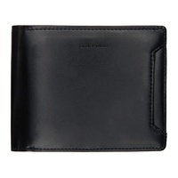 Master-piece Black Notch Bifold Wallet 241401M164000