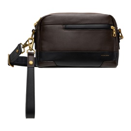 Master-piece Brown & Black Gloss Shoulder Bag 241401M170000