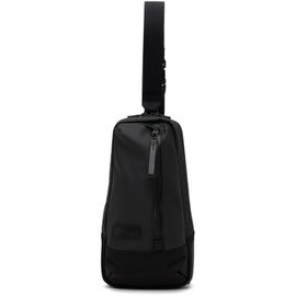 Master-piece Black Slick Leather Sling Bag 241401M170018