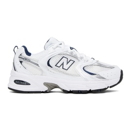 뉴발란스 New Balance White & Silver 530 Sneakers 241402F128105