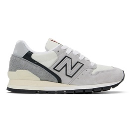 뉴발란스 New Balance Gray & Beige Made In USA 996 Sneakers 241402F128117