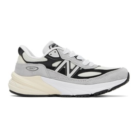 뉴발란스 New Balance 오프화이트 Off-White & Gray Made in USA 990v6 Sneakers 241402F128119