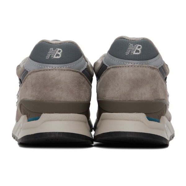 뉴발란스 뉴발란스 New Balance Gray Made in USA 998 Core Sneakers 241402F128125