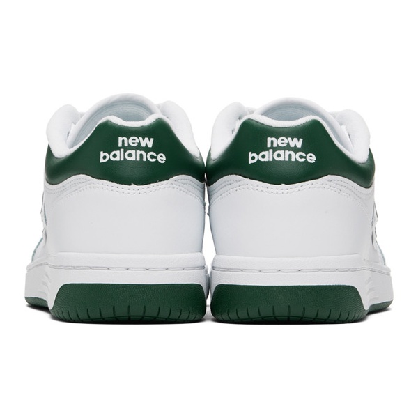 뉴발란스 뉴발란스 New Balance White & Green 480 Sneakers 241402F128150