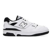 뉴발란스 New Balance White & Black BB550 Sneakers 241402F128160