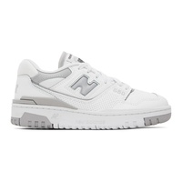 뉴발란스 New Balance White & Gray 550 Sneakers 241402F128161