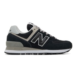 뉴발란스 New Balance Black 574 Core Sneakers 241402F128162