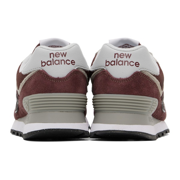 뉴발란스 뉴발란스 New Balance Burgundy 574 Core Sneakers 241402F128164