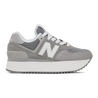 뉴발란스 New Balance Gray 574+ Sneakers 241402F128168