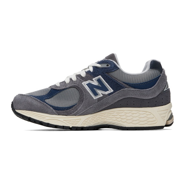 뉴발란스 뉴발란스 New Balance Gray & Navy 2002R Sneakers 241402F128232