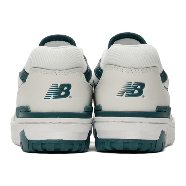 뉴발란스 뉴발란스 New Balance 오프화이트 Off-White & Green 550 Sneakers 241402F128243