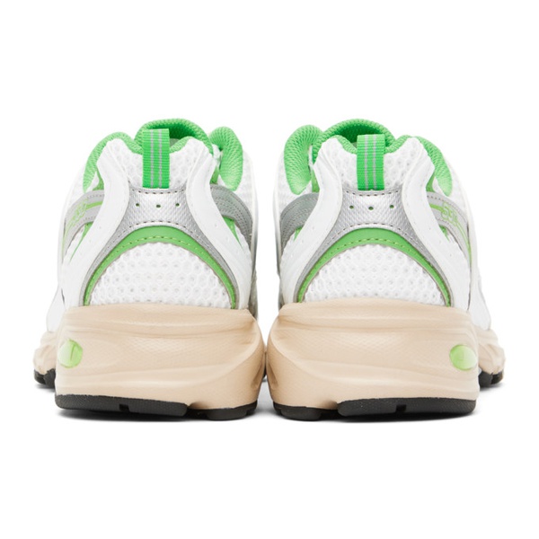뉴발란스 뉴발란스 New Balance White & Green 530 Sneakers 241402F128246