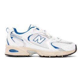 뉴발란스 New Balance White & Blue 530 Sneakers 241402F128247
