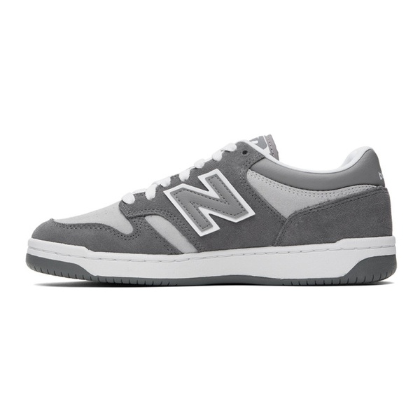 뉴발란스 뉴발란스 New Balance Gray 480 Sneakers 241402F128251