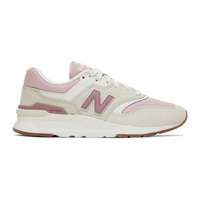 뉴발란스 New Balance Pink & Beige 997H Sneakers 241402F128265
