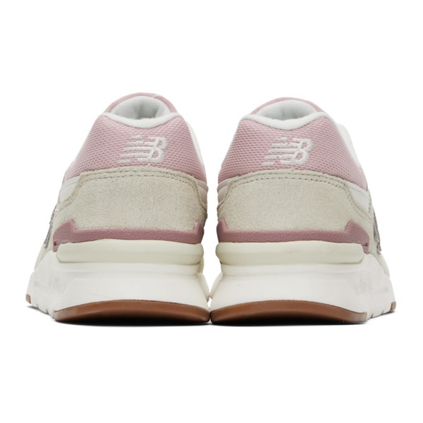 뉴발란스 뉴발란스 New Balance Pink & Beige 997H Sneakers 241402F128265