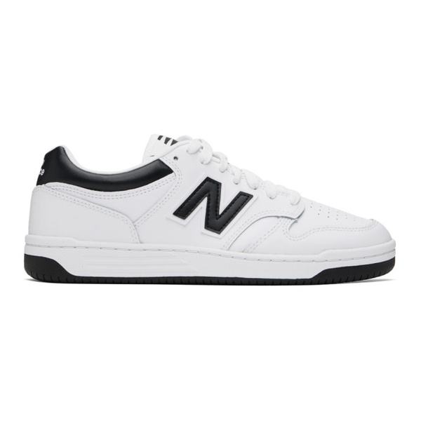 뉴발란스 뉴발란스 New Balance White & Black 480 Sneakers 241402F128270