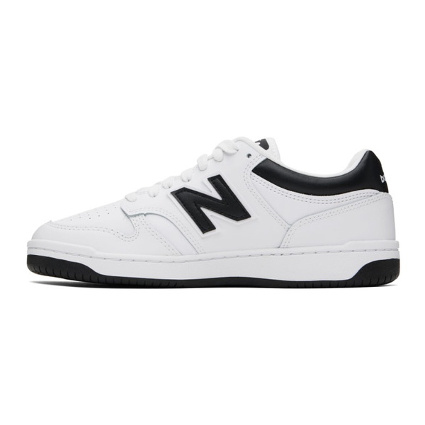 뉴발란스 뉴발란스 New Balance White & Black 480 Sneakers 241402F128270