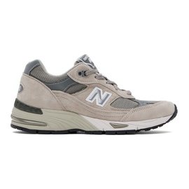 뉴발란스 New Balance Gray Made In UK 991v1 Sneakers 241402F128276