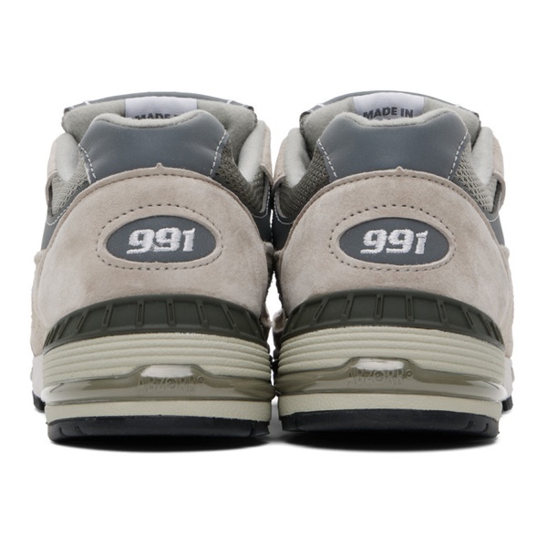 뉴발란스 뉴발란스 New Balance Gray Made In UK 991v1 Sneakers 241402F128276