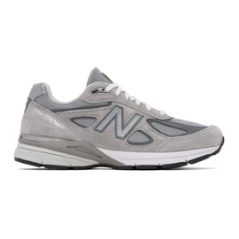 뉴발란스 New Balance Gray Made in USA 990v4 Core Sneakers 241402M237010