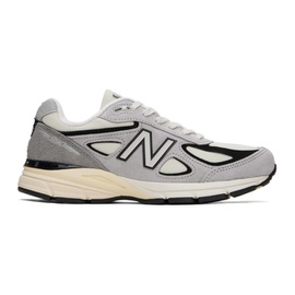 뉴발란스 New Balance Gray Made In USA 990v4 Sneakers 241402M237068
