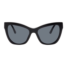 베르사체 Versace Black Cat-Eye Acetate Sunglasses 241404F005034