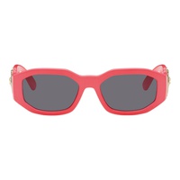 베르사체 Versace Pink Medusa Biggie Sunglasses 241404F005041