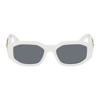 베르사체 Versace White Medusa Biggie Sunglasses 241404F005044