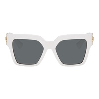 베르사체 Versace White Medusa Deco Butterfly Sunglasses 241404F005061