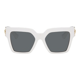 베르사체 Versace White Medusa Deco Butterfly Sunglasses 241404F005061