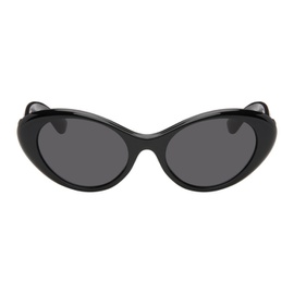 베르사체 Versace Black La Medusa Sunglasses 241404F005073